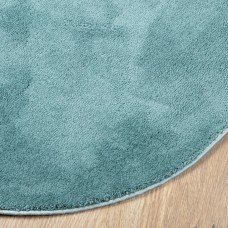 Paklājs oviedo, īsa spalva, mīksts, zaļš, ø 160 cm