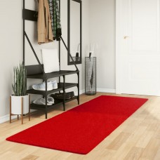 Paklājs oviedo, īsa spalva, sarkans, 80x250 cm