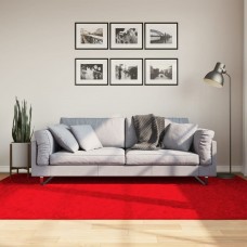 Paklājs oviedo, īsa spalva, sarkans, 160x230 cm