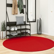 Paklājs oviedo, īsa spalva, sarkans, ø 160 cm