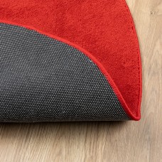 Paklājs oviedo, īsa spalva, sarkans, ø 240 cm