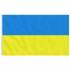 Ukrainas karogs un masts, 6,23 m, alumīnijs