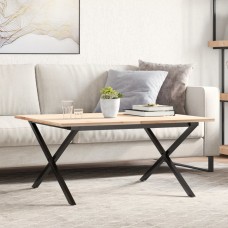 Kafijas galdiņa kājas, 80x70x43 cm, x-forma rāmis, čuguns