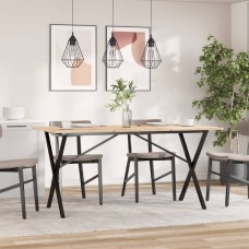 Virtuves galda kājas, x-forma, 140x60x73 cm, čuguns