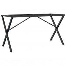 Virtuves galda kājas, x-forma, 140x60x73 cm, čuguns
