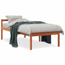 Senioru gulta, vaska brūna, 90x200 cm, priedes masīvkoks