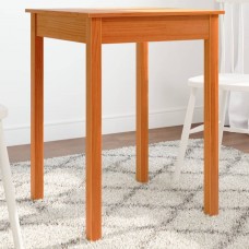 Virtuves galds, vaska brūnas, 55x55x75 cm, priedes masīvkoks