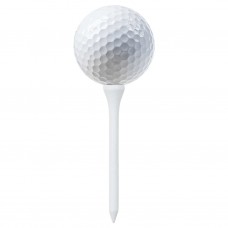 Golfa bumbiņu turētāji, 1000 gab., balti, 74 mm, bambuss