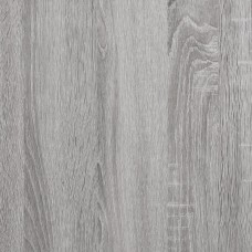 Skapis ar atvilktnēm, pelēka ozolkoka krāsa, 89x39x184,5 cm