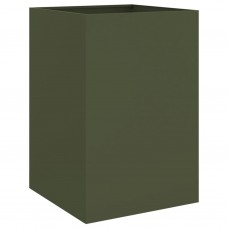 Puķu kaste, olīvzaļa, 52x48x75 cm, auksti velmēts tērauds