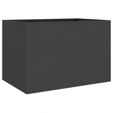 Puķu kaste, melna, 62x40x39 cm, auksti velmēts tērauds