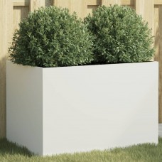 Puķu kaste, balta, 62x40x39 cm, auksti velmēts tērauds