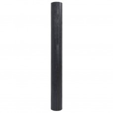 Paklājs, taisnstūra forma, pelēks, 70x400 cm, bambuss