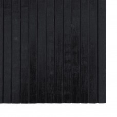 Paklājs, taisnstūra forma, melns, 70x500 cm, bambuss