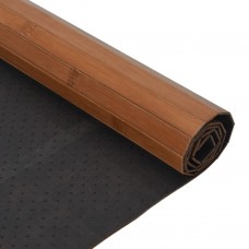 Paklājs, taisnstūra forma, brūns, 70x500 cm, bambuss