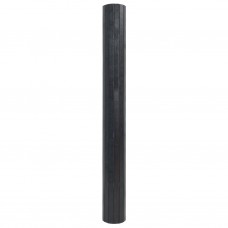 Paklājs, taisnstūra forma, pelēks, 100x100 cm, bambuss