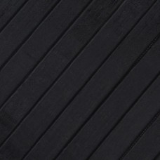 Paklājs, taisnstūra forma, melns, 60x1000 cm, bambuss