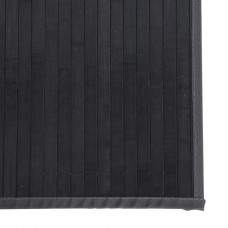 Paklājs, taisnstūra forma, pelēks, 70x300 cm, bambuss