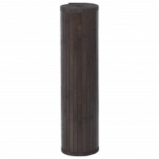 Paklājs, taisnstūra forma, tumši brūns, 70x500 cm, bambuss