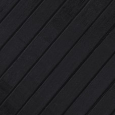 Paklājs, taisnstūra forma, melns, 70x1000 cm, bambuss