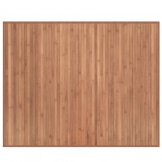 Paklājs, taisnstūra forma, dabīga krāsa, 80x100 cm, bambuss