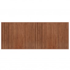 Paklājs, taisnstūra forma, brūns, 80x200 cm, bambuss