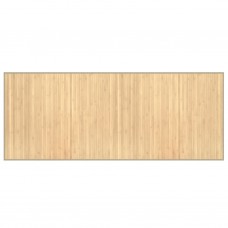 Paklājs, taisnstūra forma, dabīga krāsa, 80x200 cm, bambuss