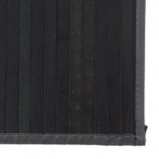 Paklājs, taisnstūra forma, pelēks, 80x400 cm, bambuss