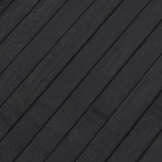 Paklājs, taisnstūra forma, pelēks, 80x500 cm, bambuss