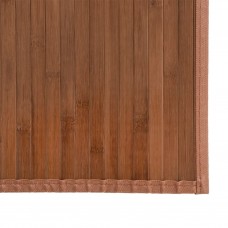 Paklājs, taisnstūra forma, brūns, 80x1000 cm, bambuss