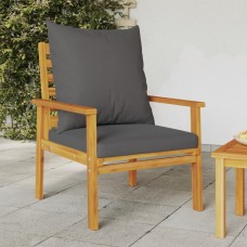 Dārza krēsli ar matračiem, 2 gab., akācijas masīvkoks