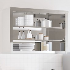 Virtuves sienas skapis ar plauktiem, nerūsējošais tērauds