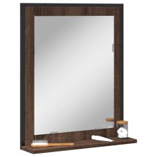 Vannasistabas spogulis, ozola, 50x12x60 cm, inženierijas koks