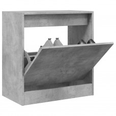 Apavu skapītis, betona pelēks, 60x34x63,5 cm, inženierijas koks