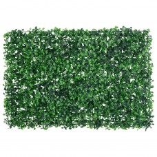  mākslīgo krūmu lapu žogs, 6 gab., zaļš, 40x60 cm