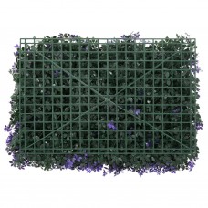  mākslīgo lapu žogs , 6 gab., violets, 40x60 cm