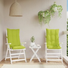 Dārza krēslu spilveni, 2 gab., spilgti zaļš oksforda audums