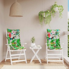 Dārza krēslu spilveni, 2 gab., krāsains oksforda audums