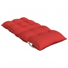 Dārza krēslu matrači, 6 gab., oksforda audums, sarkani