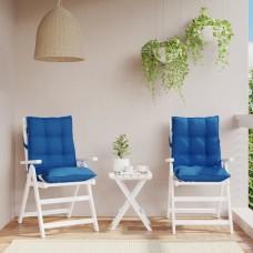 Dārza krēslu matrači, 2 gab., koši zils oksforda audums