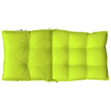 Dārza krēslu matrači, 6 gb., spilgti zaļi, oksforda audums