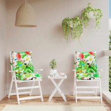 Dārza krēslu matrači, 2 gab., oksforda audum, krāsaini