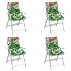 Dārza krēslu matrači, 4 gab., oksforda audum, krāsaini