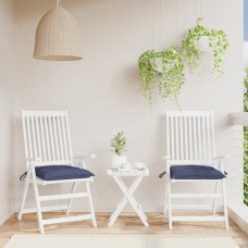 Dārza krēslu matrači, 2 gab., tumši zili, 50x50x7 cm, audums
