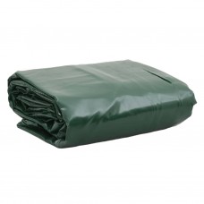 Brezenta pārklājs, zaļš, 3x4 m, 650 g/m²