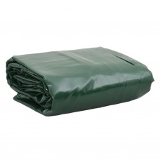 Brezenta pārklājs, zaļš, 4x4 m, 650 g/m²