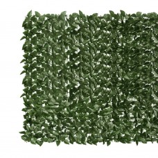 Balkona aizslietnis ar tumši zaļām lapām, 200x150 cm