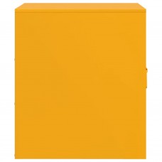 Naktsskapītis, sinepju dzeltens, 34,5x39x44 cm, tērauds