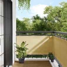 Balkona aizslietnis, smilšu, 75x600 cm, 100% poliestera audums