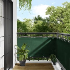 Balkona aizslietnis, tumši zaļš, 75x700 cm, 100% poliestera